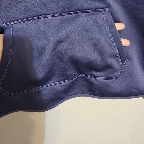 Nike Womens Blue Long Sleeve All Time Therma Logo Training Hoodie SMALL - Picture 4 of 7